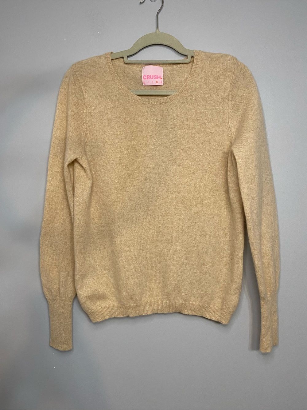 CRUSH 100% Cashmere Crewneck Sweater Women’s Size L